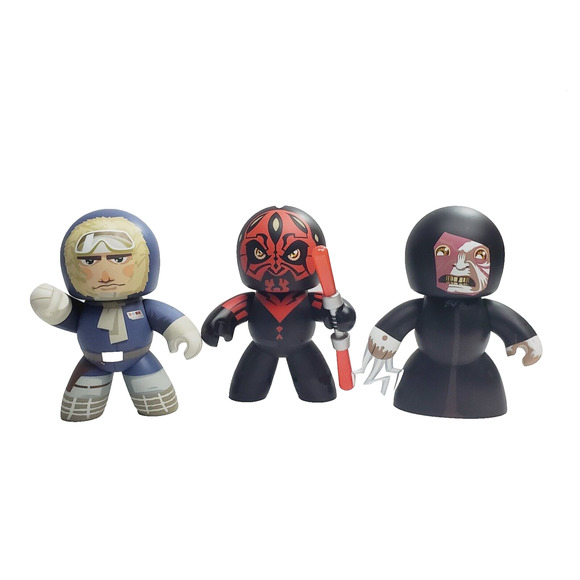 Vintage 2008 Mighty Muggs Star Wars Lot of 3 Collectible Toy 6" Figurines Space - Picture 1 of 9